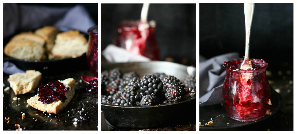 Blackberry Skillet Jam Recipe & Review of “Gather” by Primal Palate